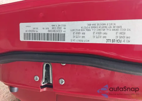 2016 Dodge Charger R/T из США, поврежденный, VIN 2C3CDXCT8GH133082